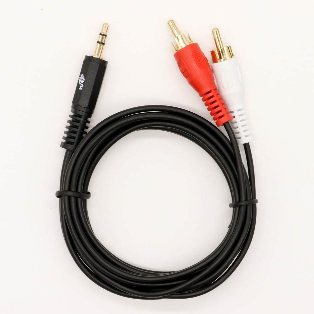 Kabel 3,5mm Mini Jack - 2x RCA M/M (chinch) 1,5m 3
