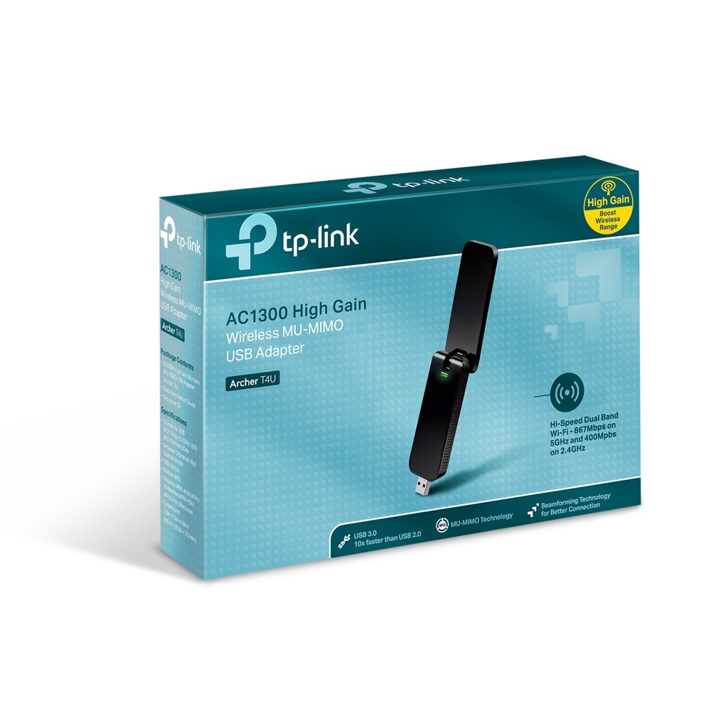 Omrežna kartica AC1300 USB 3.0 Archer T4U 3