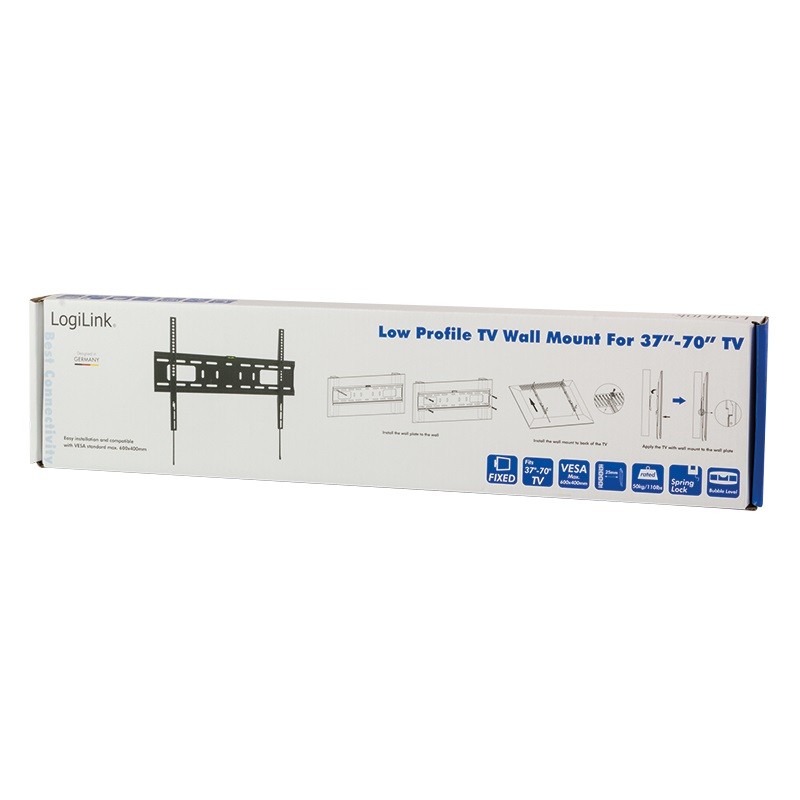 LogiLink Stenski nosilec za TV/Monitor LCD/LED, 37-70", max. 50 kg 3