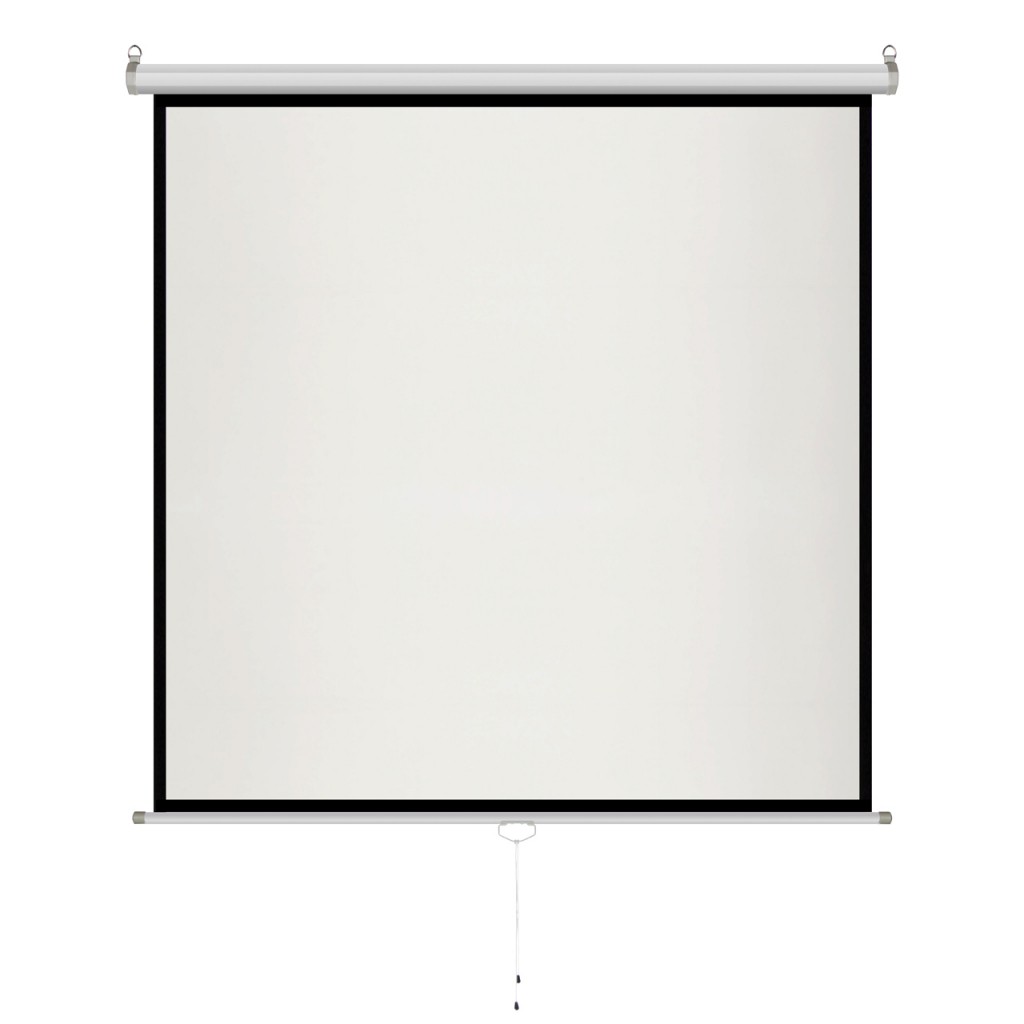 Ročni projekcijski zaslon 1:1, 96" (244x244 cm) 6