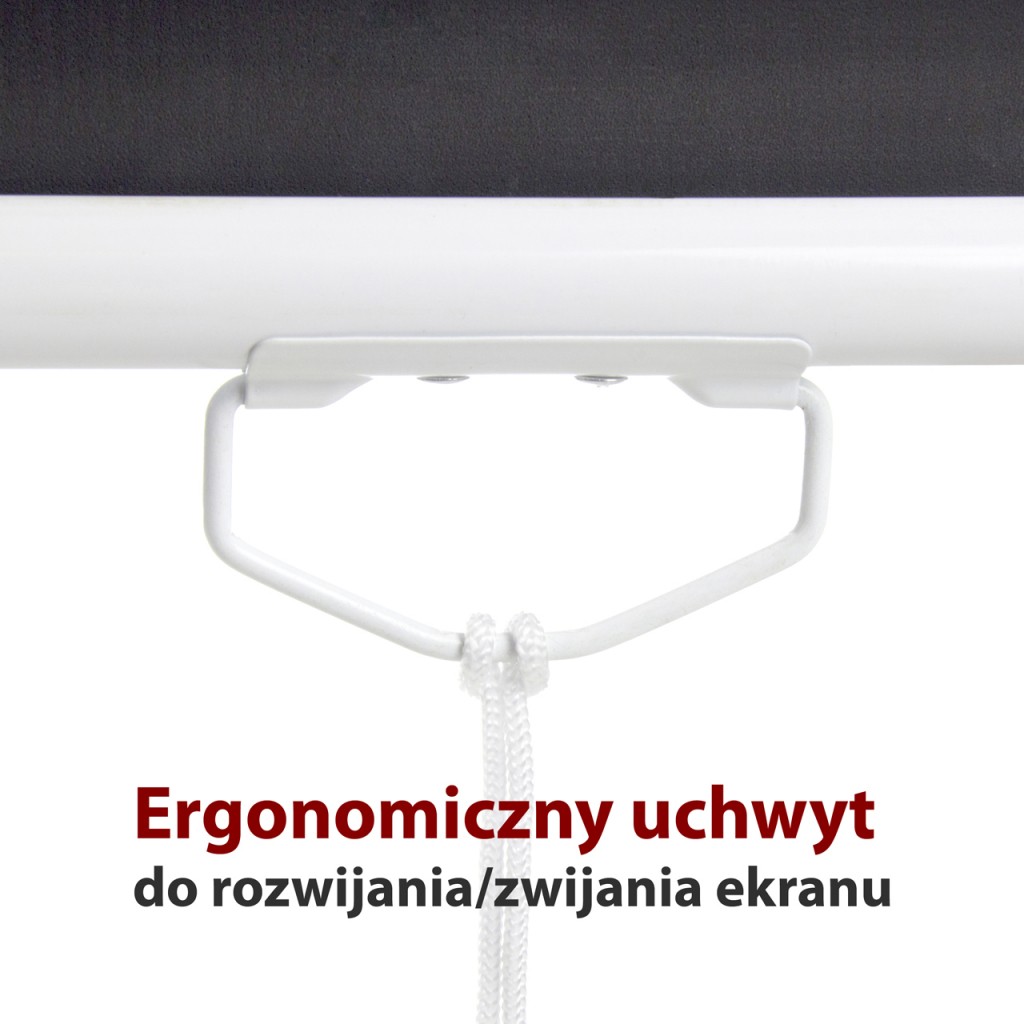 Ročni projekcijski zaslon 1:1, 96" (244x244 cm) 8