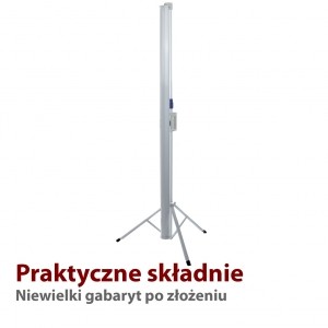 Ročni projekcijski zaslon na stojalu 100", 203x152cm, 4:3 8