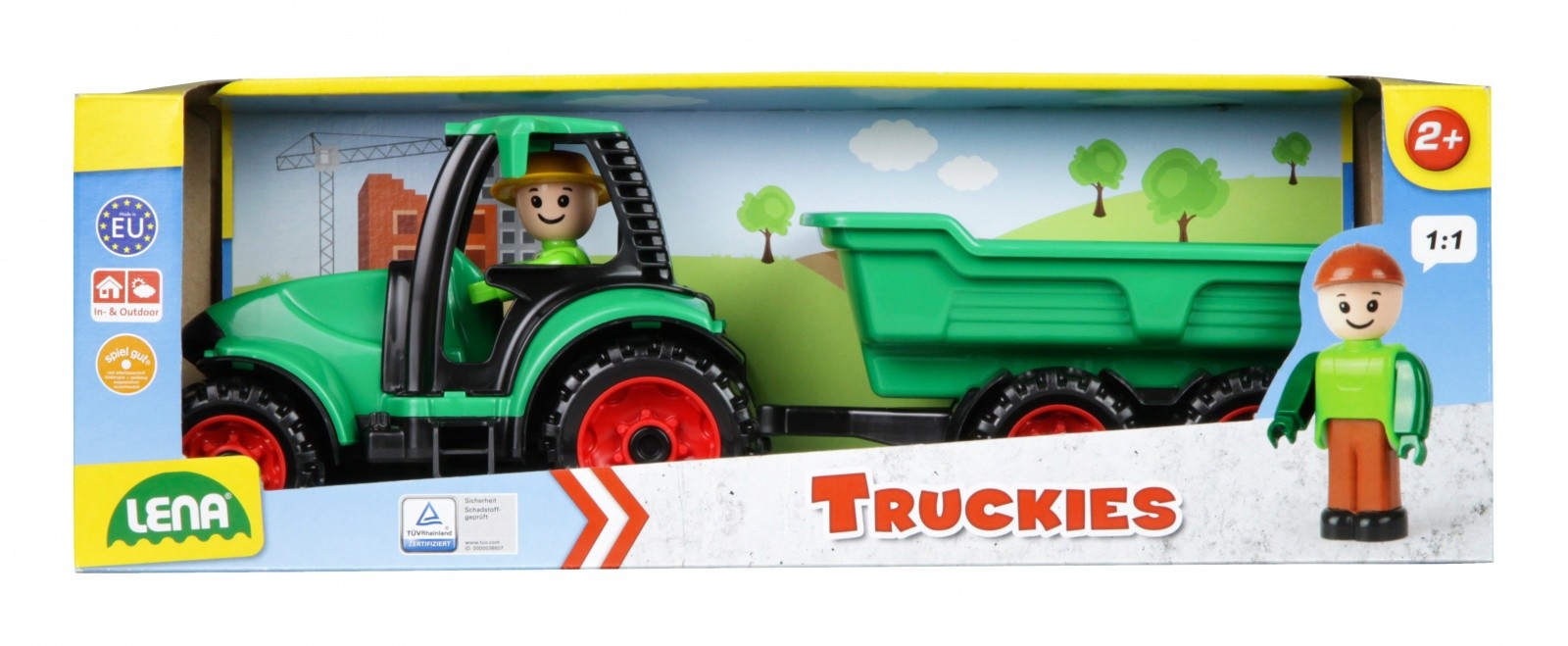 Traktor s prikolico 38 cm Truckies