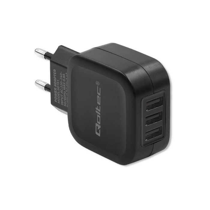 Polnilnik 17W, 5V, 3.4A, 3xUSB