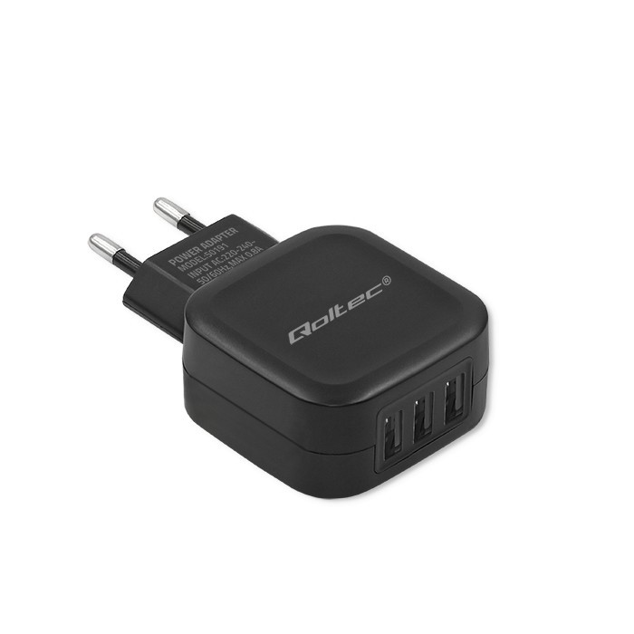 Polnilnik 17W, 5V, 3.4A, 3xUSB 7