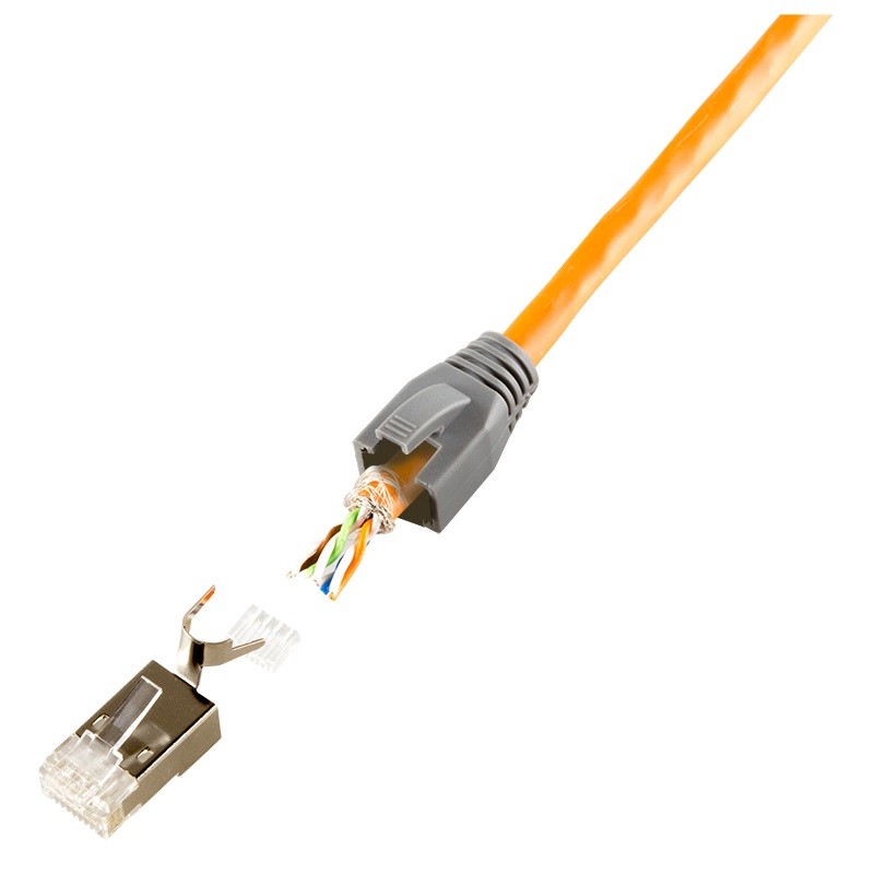 RJ45 konektorji Cat6, 6A, 7, oklopljeni, pak. 50 kos 2