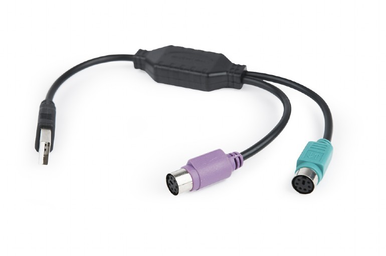 Adapter 2x PS2 na USB (miška + tipkovnica)
