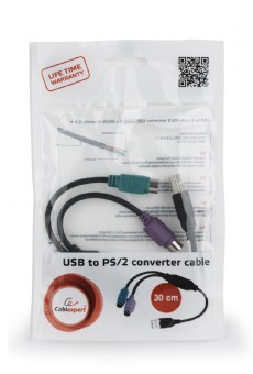 Adapter 2x PS2 na USB (miška + tipkovnica) 2