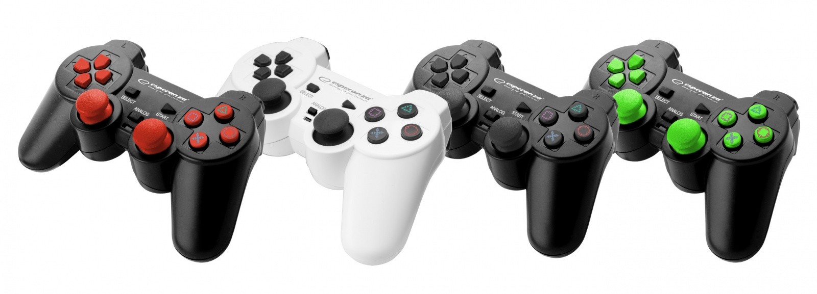 USB Gamepad PS3/PC Trooper, črn 2
