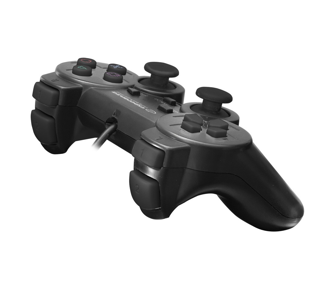 USB Gamepad PS3/PC Trooper, črn 3