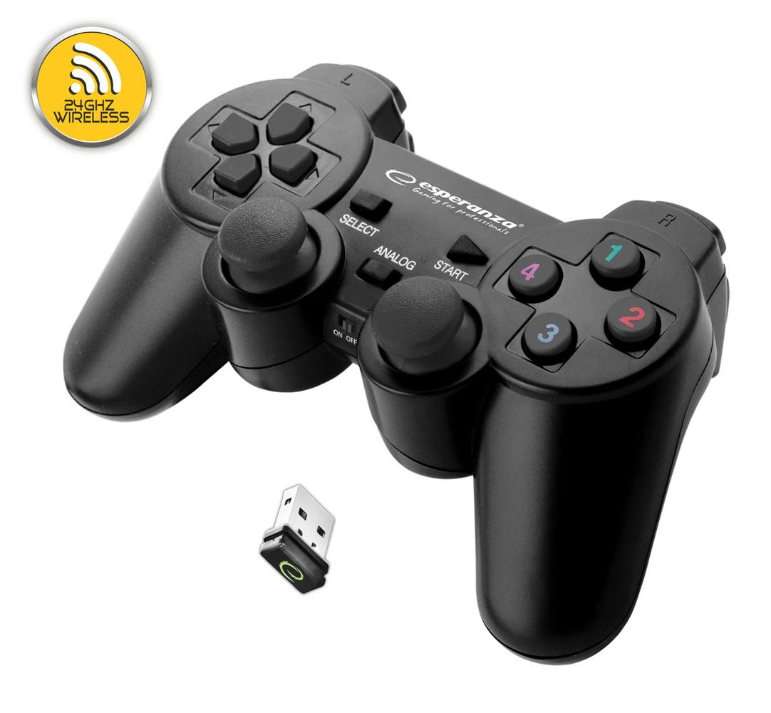 Brezžični Gamepad 2.4GHz PS3/PC Gladiator