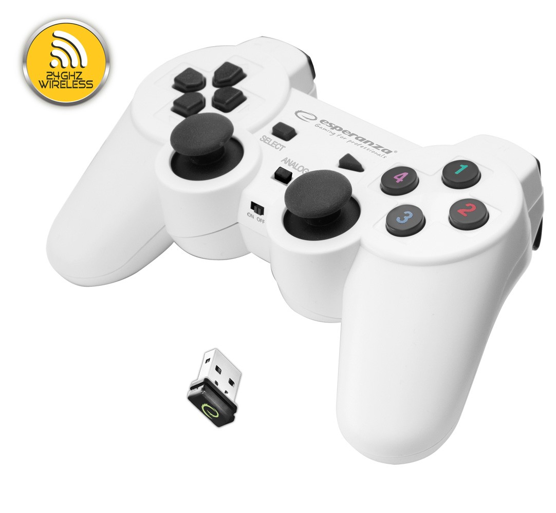 Esperanza Gladiator brezžični igralni plošček 2.4 GHz za PS3/PC