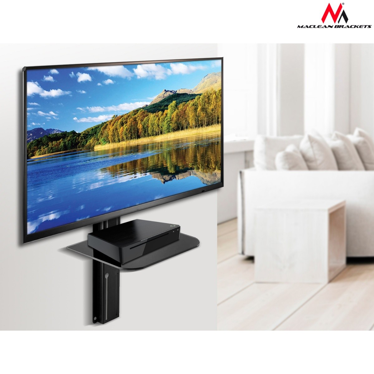 Stojalo za TV 32"-55" z DVD polico, 30kg, VESA 400x400 2