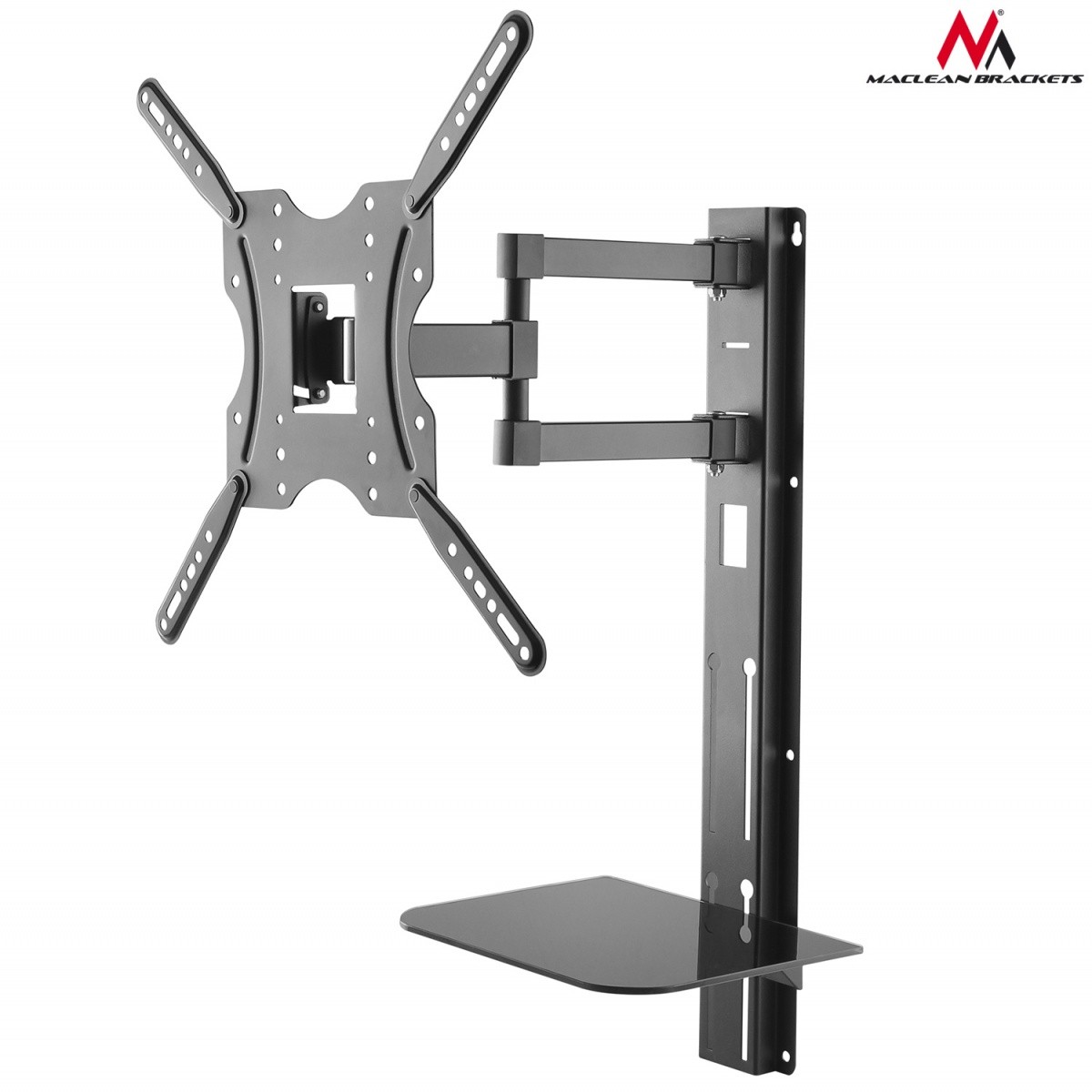 Stojalo za TV 32"-55" z DVD polico, 30kg, VESA 400x400 3