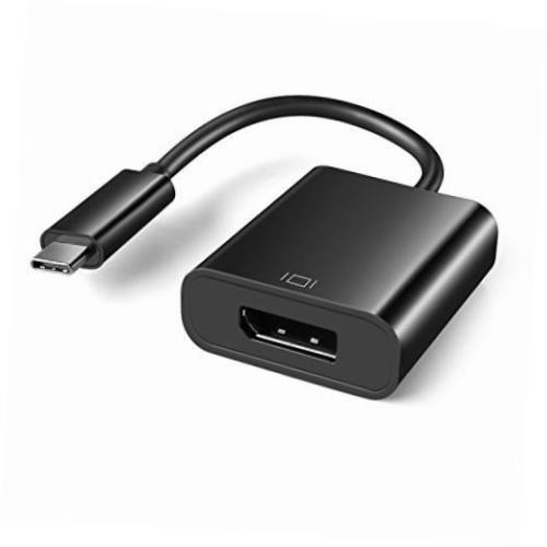 Adapter USB-C v DisplayPort, črn