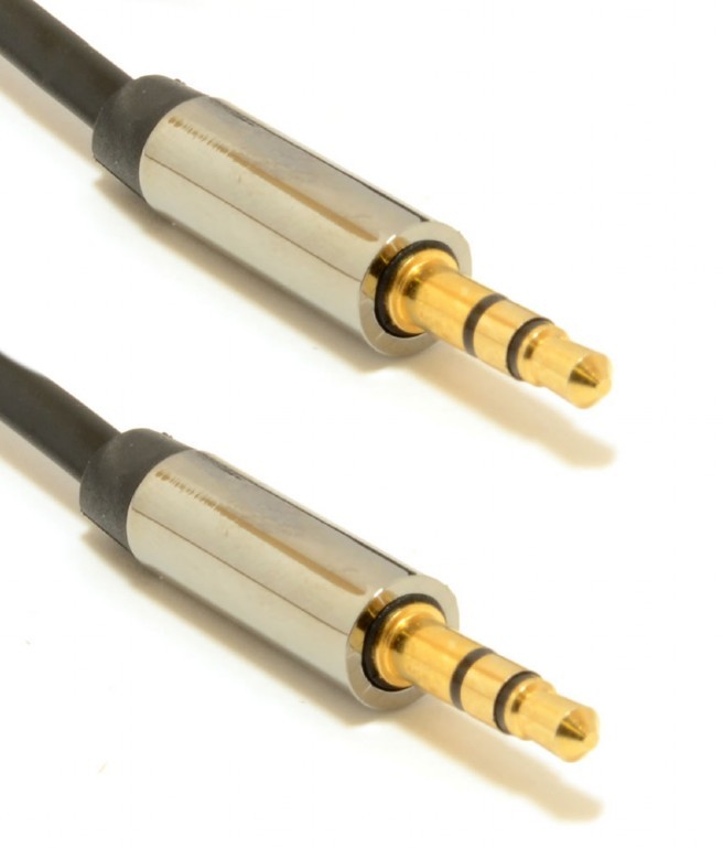 Avdio kabel mini Jack 3.5mm M/M, 1m