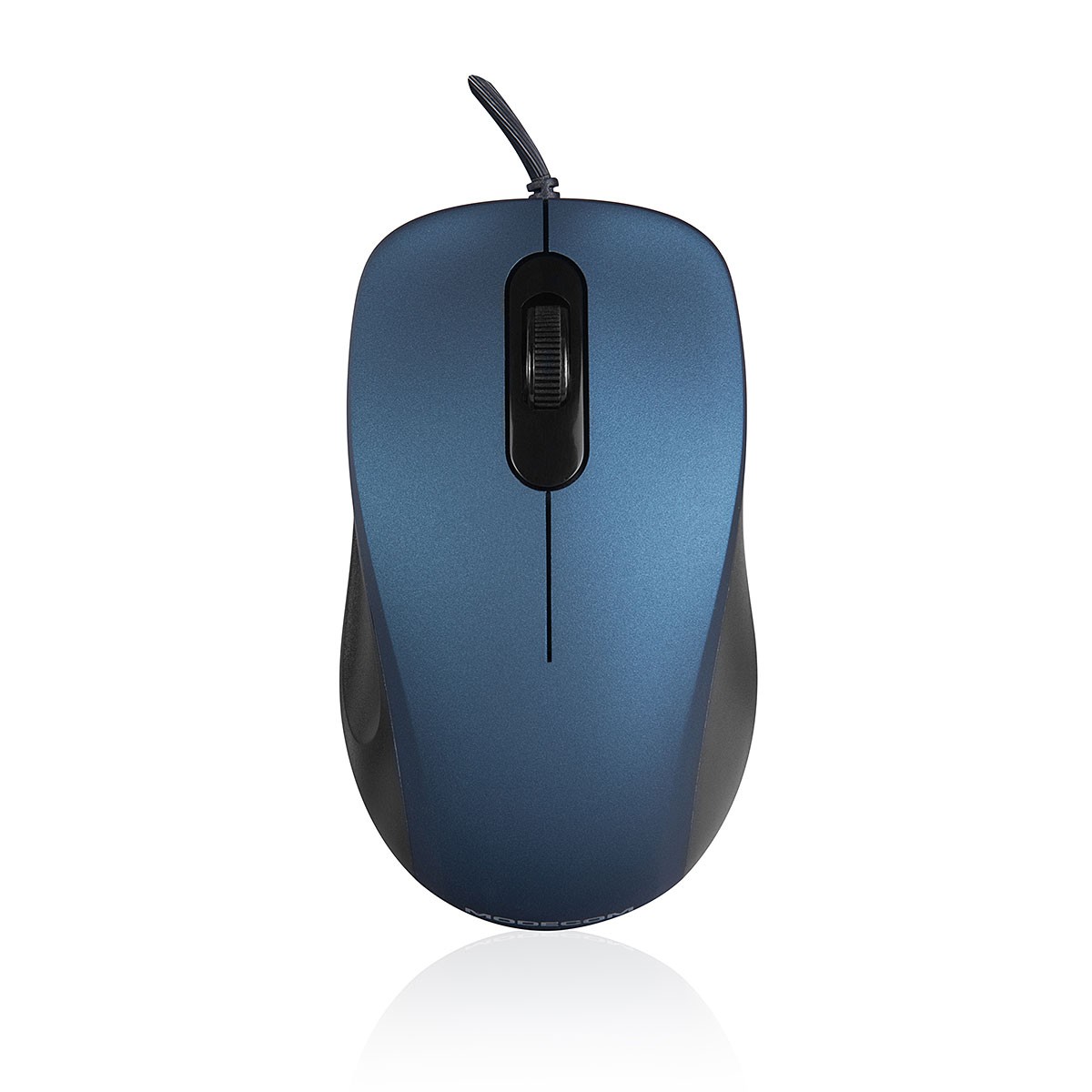 Žična optična miška M10S Silent modra