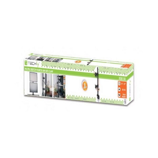 Dvojni namizni nosilec za LCD/LED 13-27" črn 4