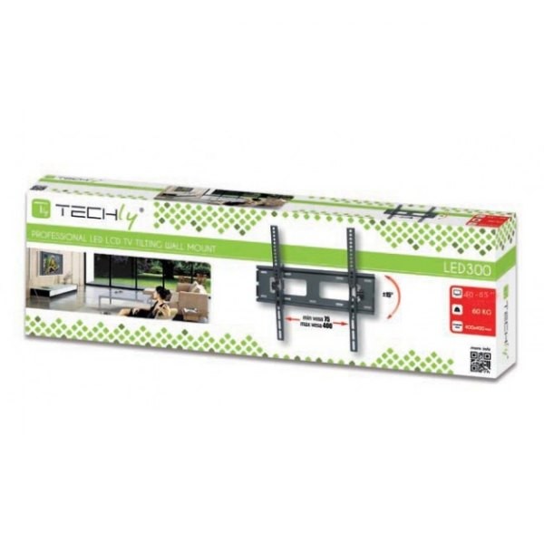Techly Stenski nosilec za TV/monitor LCD/LED 40-65" do 60 kg, črn 2