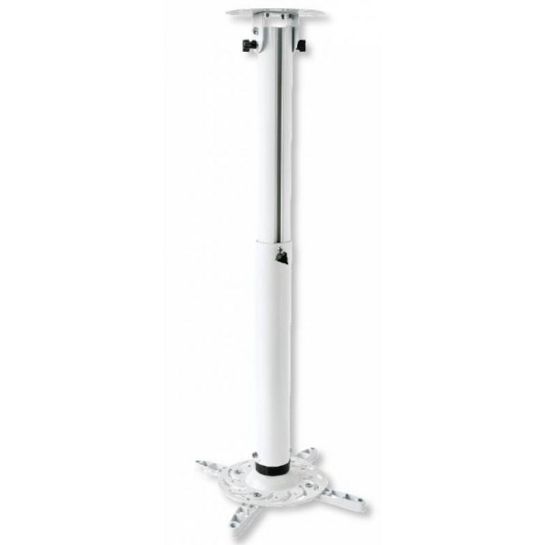 Stropni nosilec za projektor 50-77cm bel, 15kg