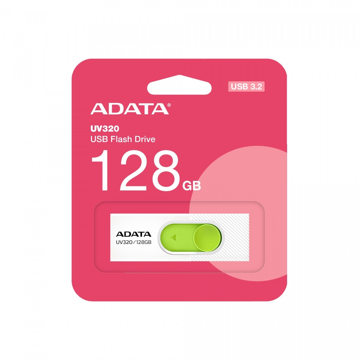 USB ključek 128 GB, UV320, USB 3.2, belo-zelen 2