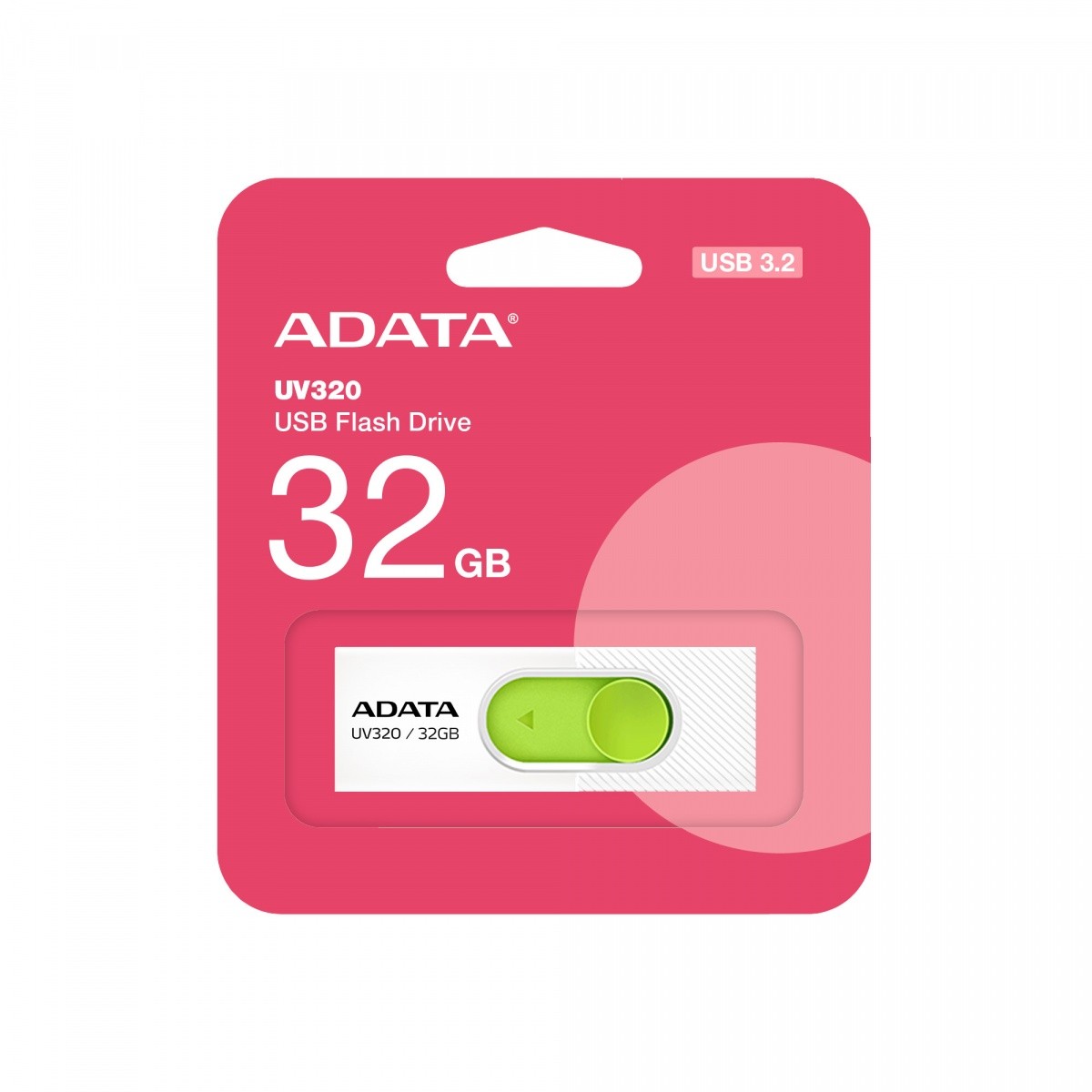 USB ključek 32 GB, UV320, USB 3.2, belo-zelen 3