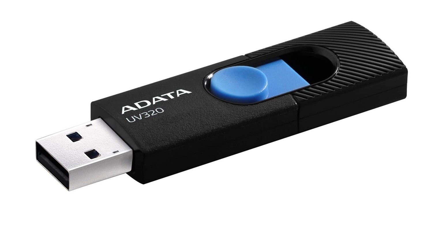 USB ključek 64 GB, UV320, USB 3.2 Gen1, črn-moder