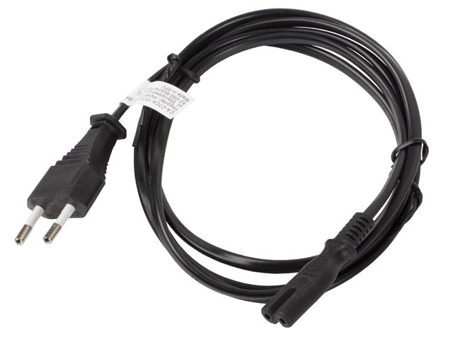 Lanberg Napajalni kabel EURO (radijski) CEE 7/16 - IEC C7, 1.8m, črn 4