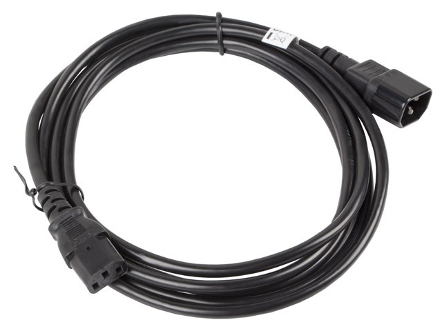 Podaljšek napajalnega kabla IEC C13 - C14 VDE 3M črn 3