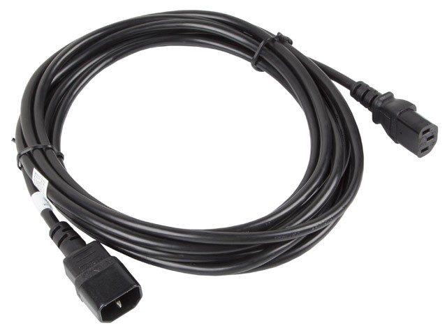 Podaljšek napajalnega kabla IEC C13 - C14 VDE 5M črn 3