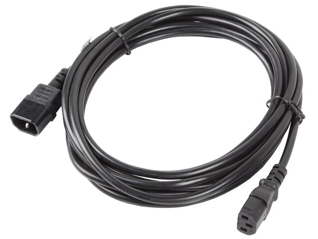 Podaljšek napajalnega kabla IEC C13 - C14 VDE 5M črn 4