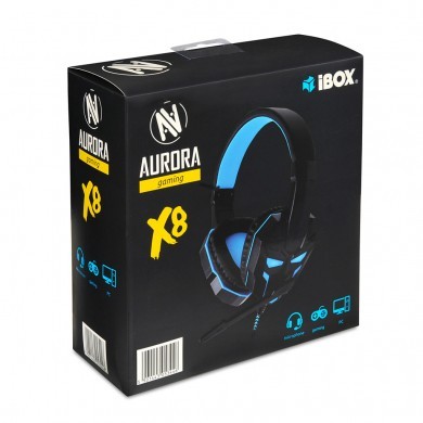 iBOX Gaming slušalke X8 z mikrofonom 8