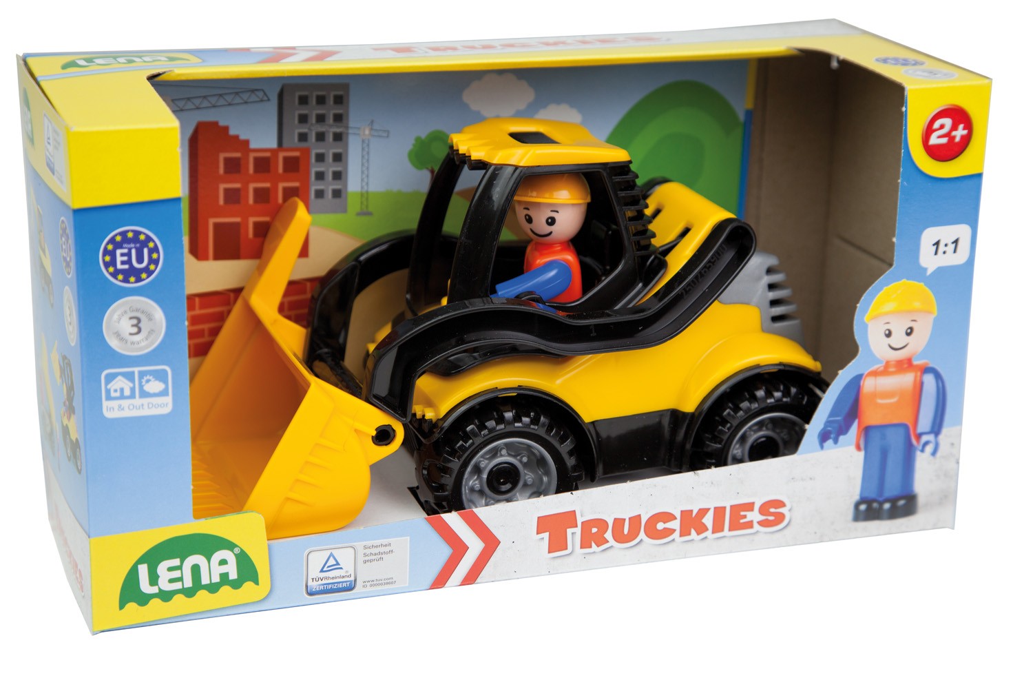 Igračka buldožer (21cm) v škatli