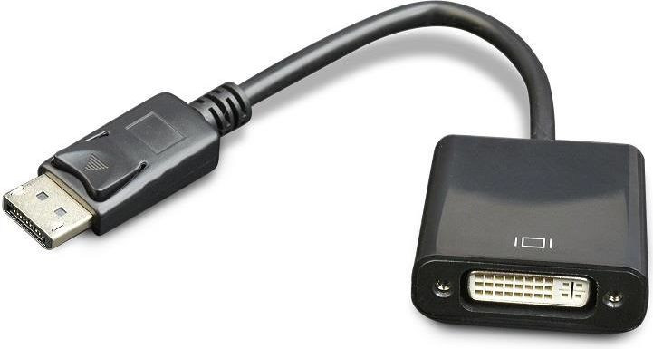 Adapter DisplayPort (M) na DVI (F) 29pin črn