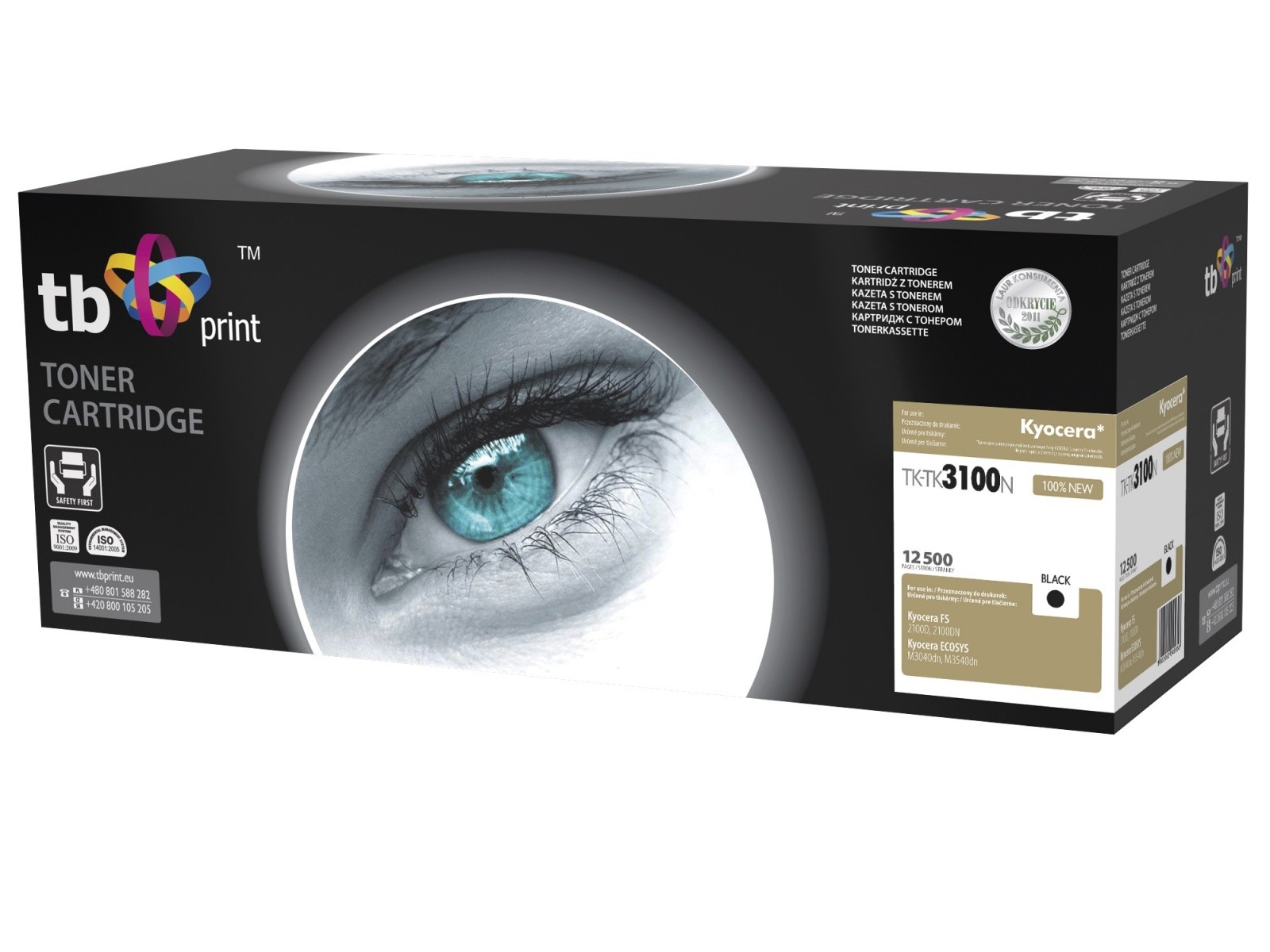Nadomestni toner TK-TK3100N BK za Kyocera (nov)