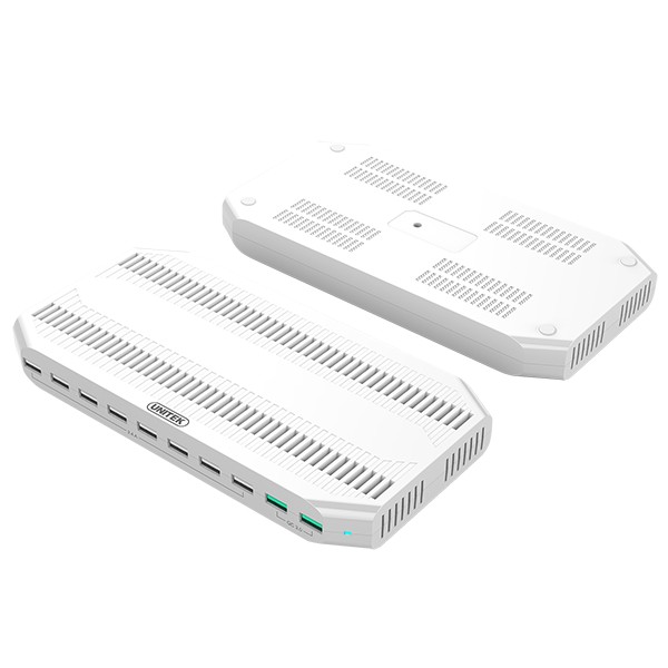 Polnilna postaja 10x USB, 160W, QC3.0, USB-C (Y-2190) 3