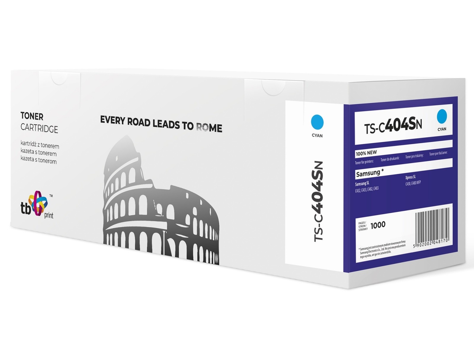 Združljiv toner za Samsung CLT-C404S (cian)