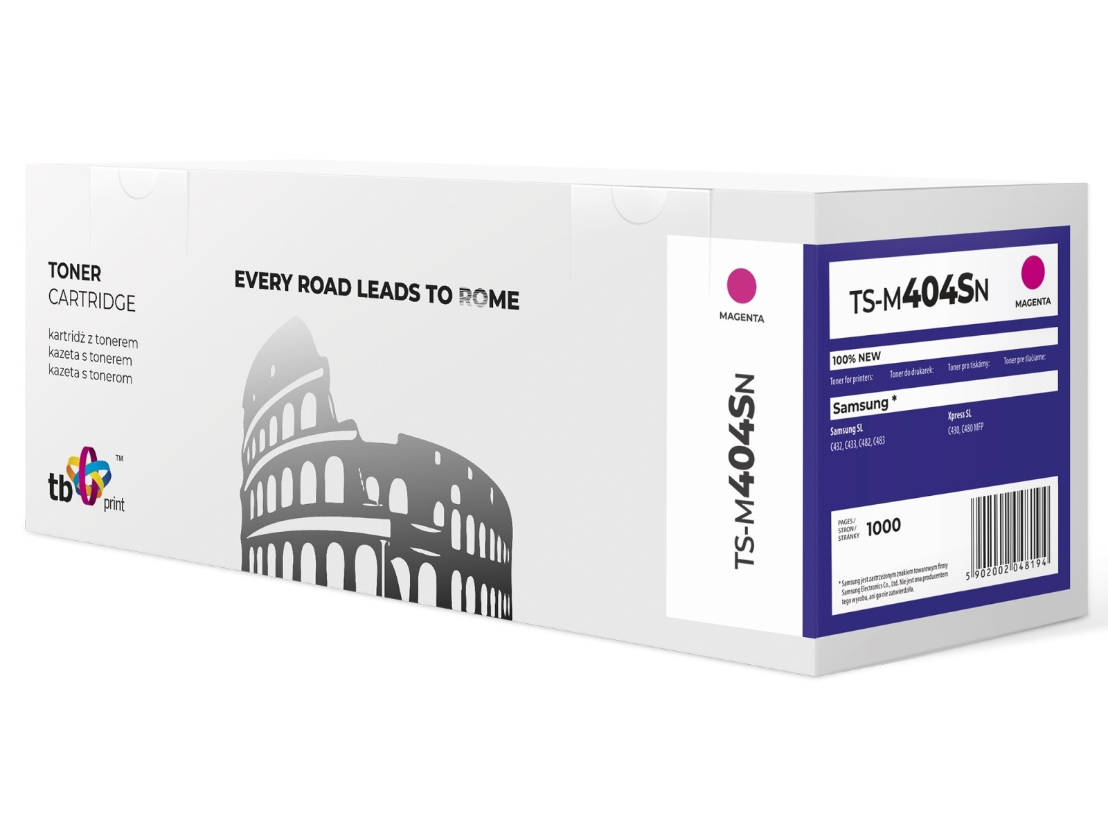 Združljiv toner za Samsung CLT-M404S (magenta)