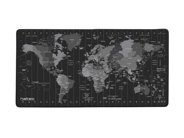 Podloga za miško "Time zone Map Maxi", 800x400 mm