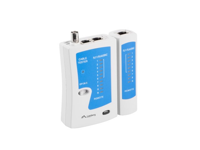 Lanberg Tester kablov RJ-45, RJ-12, RJ-11, Coax 3