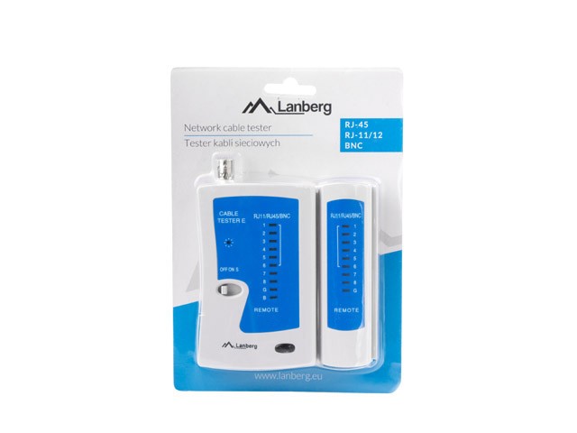 Lanberg Tester kablov RJ-45, RJ-12, RJ-11, Coax 4
