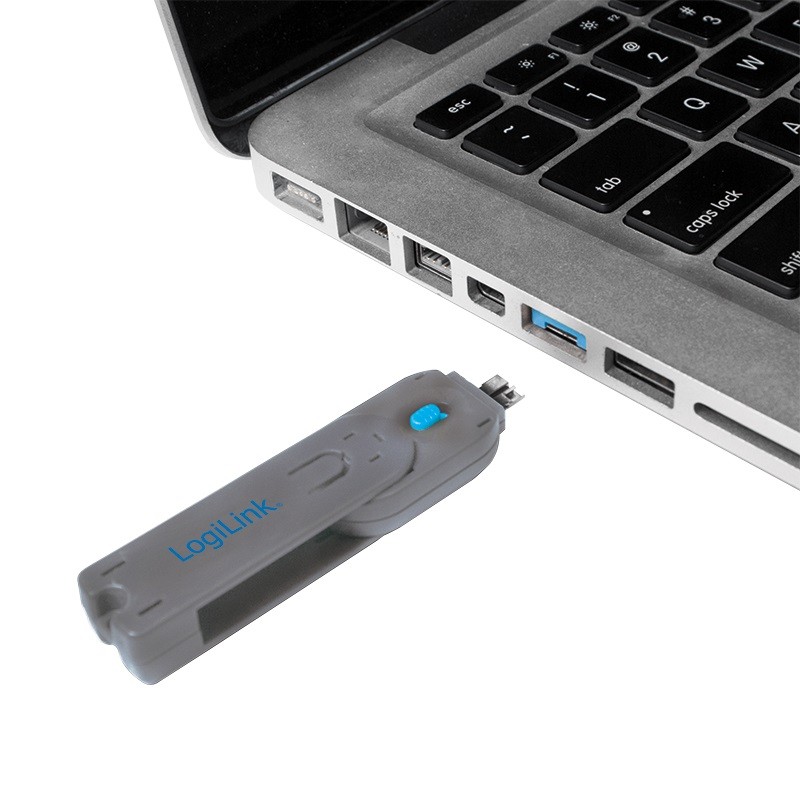 LogiLink Blokada USB vrat x8 z ključem 3