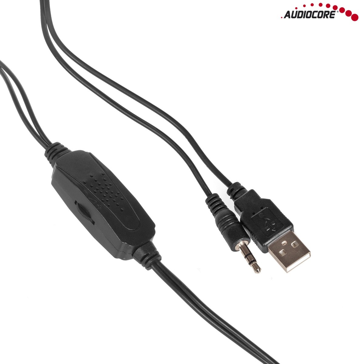 Audiocore AC865B, računalniški zvočniki 2.0, 6W 4
