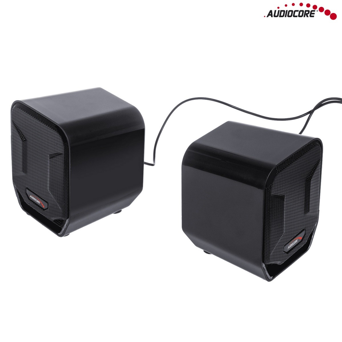 Audiocore AC865B, računalniški zvočniki 2.0, 6W 5