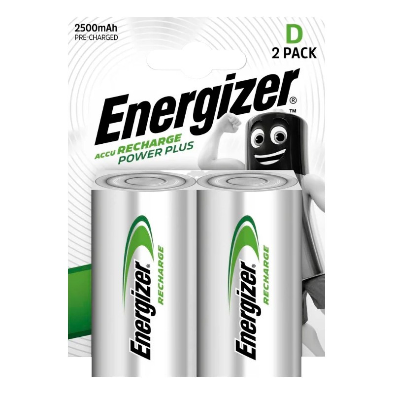 Baterije D Power Plus 2500 mAh, 2 kosa