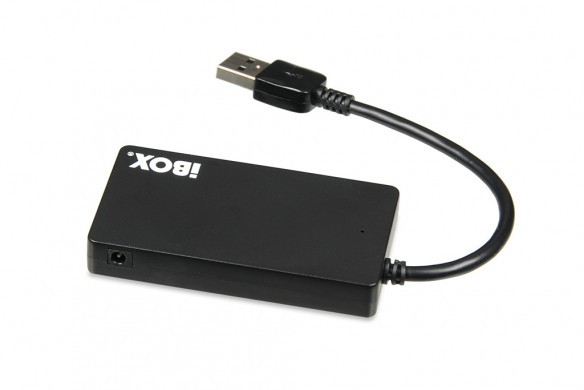 USB 3.0 Hub, 4-portni, tanki IUH3F56 Črna 2