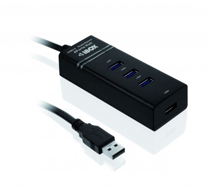 USB 3.0 Hub IUH3FB (4xUSB 3.0) Črna 2