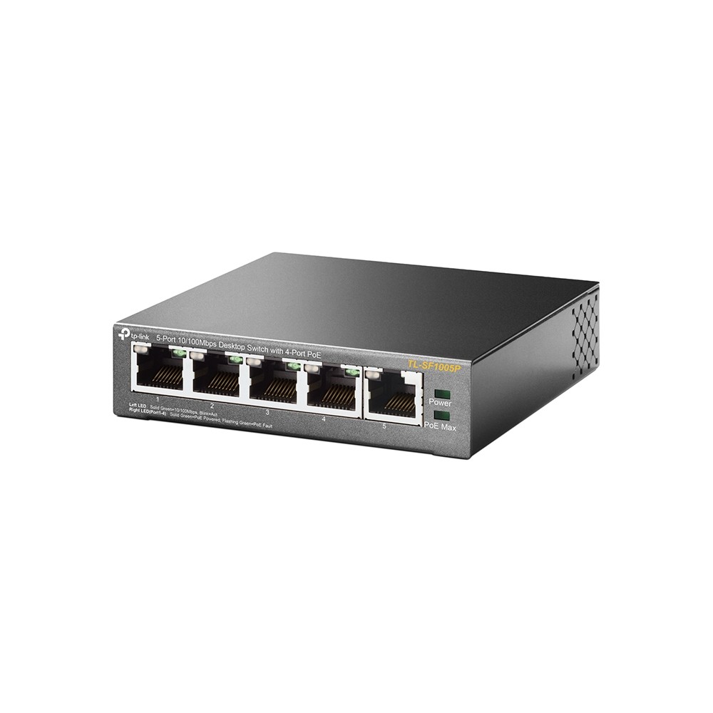 TP-LINK SF1005P mrežni stikalni 5-portni (4x PoE) 3