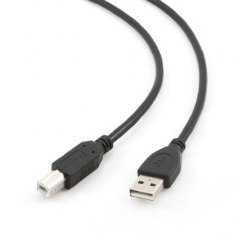 USB 2.0 kabel AM-BM, 1m, črn