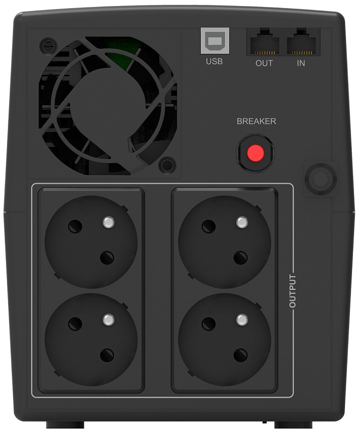 UPS Line-Interactive 1500VA z USB in RJ11/45 2